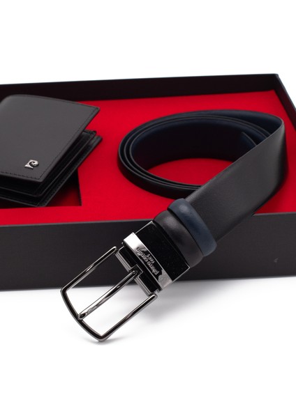 Çift Yönlü Deri Kemer & Cüzdan Ikili Set PCCİFT01SL-1335A2C modelleri