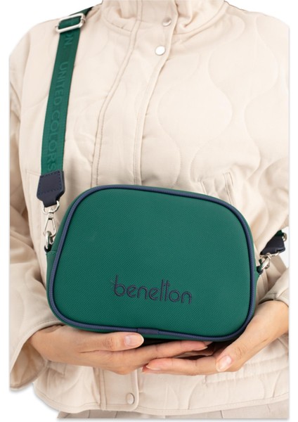 United Colors Of Benetton BNT_1648 15X20X8 Çapraz Yeşil Kadın Çanta