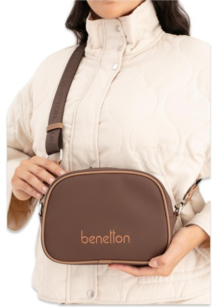 United Colors Of Benetton BNT_1648 15X20X8 Çapraz Kahverengi Kadın Çanta