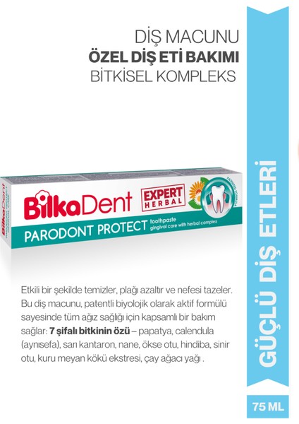 Parodont Protect Diş Macunu Dişeti Bakımı Herbal Complex
