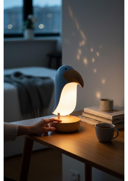 Toucan Bird Masa Lambası, Gece Lambası, Şarjlı, Abajur fiyatları