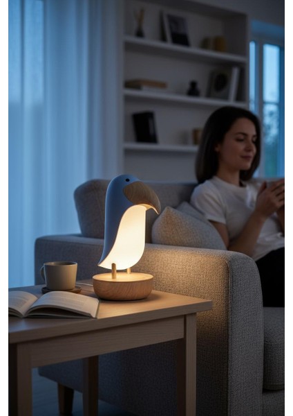 Toucan Bird Masa Lambası, Gece Lambası, Şarjlı, Abajur indirimleri