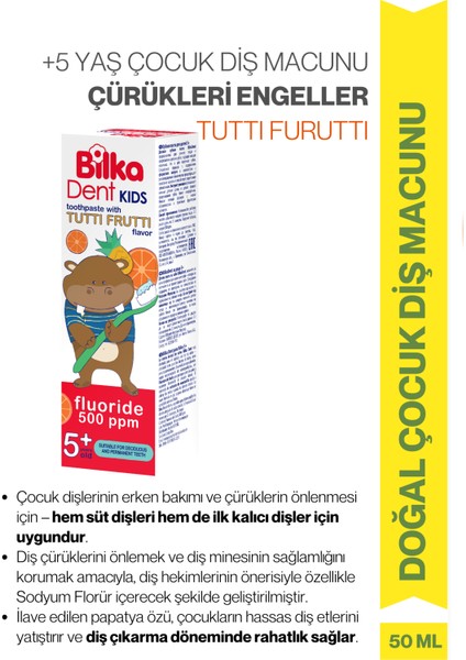 dent Çocuk Diş Macunu Kıds +5