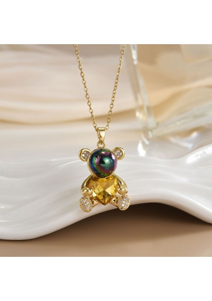 Yeni Titanyum Çelik Premium Niş Tasarım Kolye Duygusu Gelgit Modası Basit Mizaç Rengini Kaybetmez Köprücük Kemiği Zinciri (Yurt Dışından)