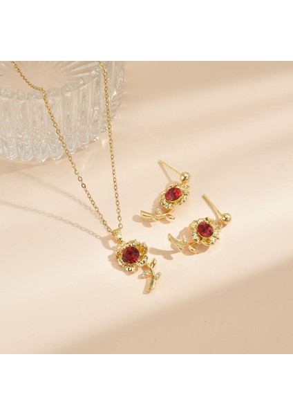 Yeni Titanyum Çelik Premium Niş Tasarım Kolye Duygusu Gelgit Modası Basit Mizaç Rengini Kaybetmez Köprücük Kemiği Zinciri (Yurt Dışından)