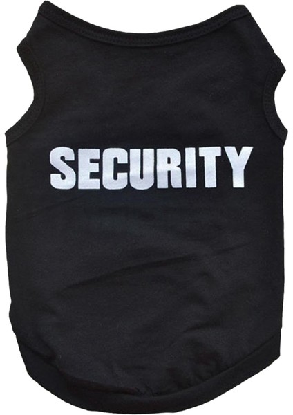 Pet Kış Giysileri Köpek Köpek Kedi Yelek Tişörtlü Elbise Kazak Giyim &quot;güvenlik&quot;, Siyah S (Yurt Dışından)