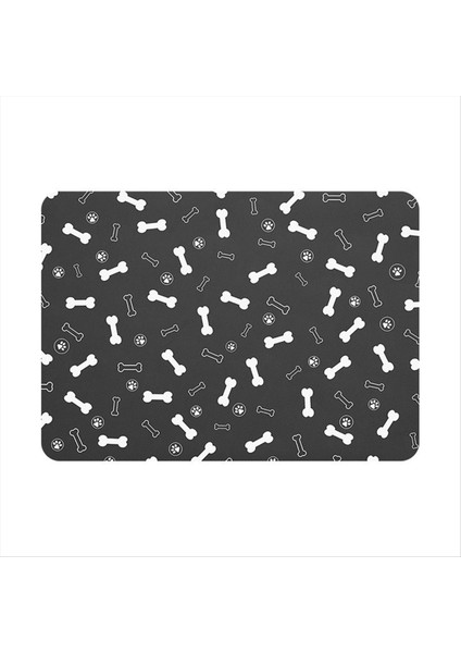 Pet Besleme Mat-Absorban Köpek Yiyecek Mat-Dog Mat Yiyecek ve Su Için Hızlı Kuru Köpek Su Dispenser Mat 30X50CM, B (Yurt Dışından) fiyatları