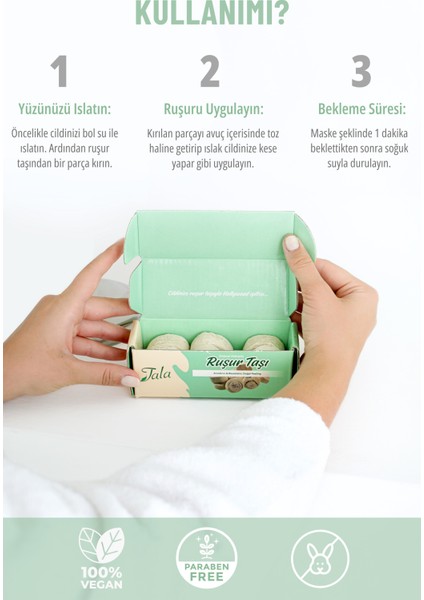 6 Adet Iran Ruşur Taşı Mühürlü Doğal Peeling (Iran Hamam Taşı) indirimleri