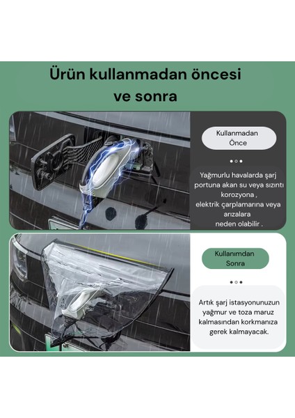 Yağmurda Bile Güvenle Şarj Edin! Tüm Elektrikli Araçlar Için Su Geçirmez Şarj Koruma Aparatı modelleri
