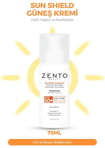 Sun Shield Transparent Günes Kremi 75 ml