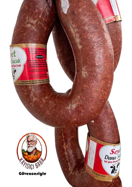 Dana Sucuk (%100 Dana Eti-Isıl Işlem Görmüş) 1 Kg. fiyatları