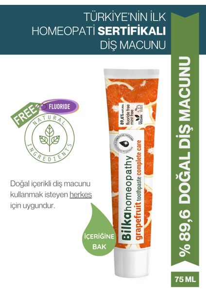 Homeopati Diş Macunu Complete Care Greyfurt fırsatları