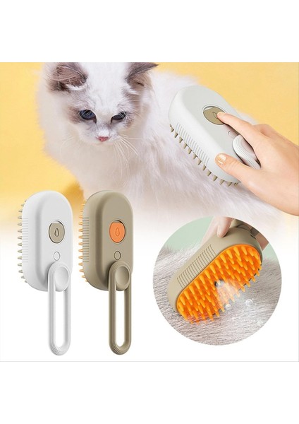 Buhar Fırçası Buhar Kedileri Tarak Su Buharlı Kedi Fırçası Elektrik Spreyleri Saç Fırçaları Kediler Masaj Tımarlama Epilasyon Tarağı (Yurt Dışından) fiyatları