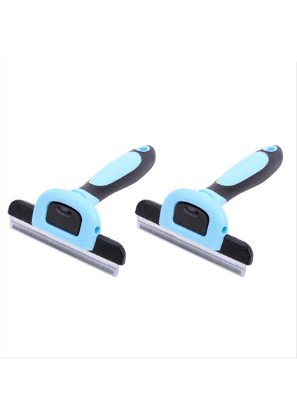 Tarak Köpek Saçları Sökücü Kedi Fırçası Tımar Aracı Evcil Hayvan Çıkarılabilir Düzeltici Eki Pet Düzeltici Kediler ve Köpekler Mavisi Için (Yurt Dışından)