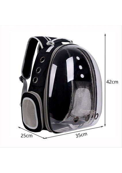 Taşıma Çantası Uzay Pet Sırt Çantası Nefes Alabilir Taşınabilir Taşınabilir Sırt Çantası Köpek Taşıma Taşıyıcı Uzay Kapsül Çanta D (Yurt Dışından)