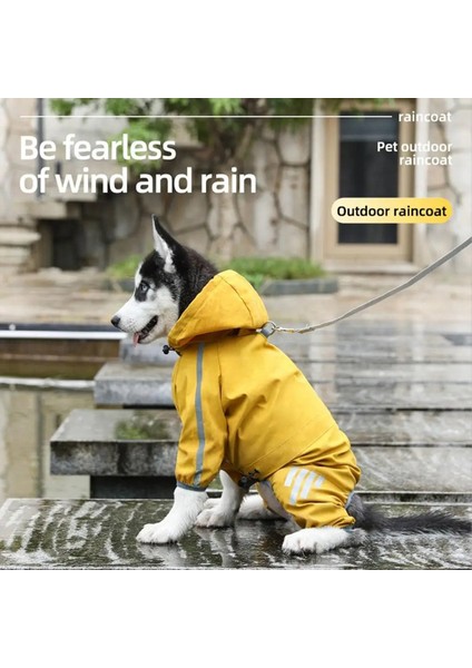 Köpek Yağmur Su Geçirmez Evcil Hayvan Yağmur Ceket Kapüşonlu Yağmurluklar Hafif Ağırlıklar Evcil Yağmur Ceket Giysileri 4 Bacak Köpekler Için Yağmurluk (Yurt Dışından) modelleri