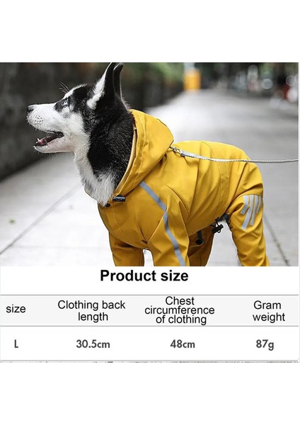 Köpek Yağmur Su Geçirmez Evcil Hayvan Yağmur Ceket Kapüşonlu Yağmurluklar Hafif Ağırlıklar Evcil Yağmur Ceket Giysileri 4 Bacak Köpekler Için Yağmurluk (Yurt Dışından) fırsatları