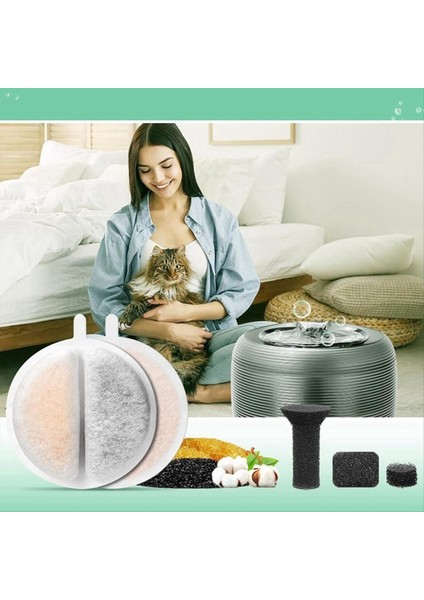 Kedi Su Çeşmesi, Verimli Pet Su Çeşmesi Filtreleri, Birden Fazla Modellerle Uyumlu (Yurt Dışından) indirimleri