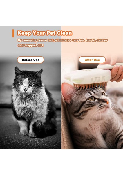 3&#39;ü 1 Arada Çok Fonksiyonlu Evcil Hayvan Buhar Fırçası Kedi Buharlı Fırça Tüm Evcil Hayvanlar Için Uygun Gelişmiş Atomizasyon Teknolojisi (Yurt Dışından) indirimleri