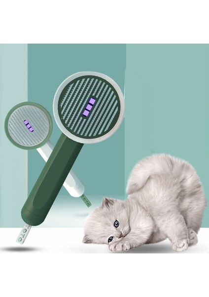 Pet Saç Çıkıcı Tarak Fırçası Uv Işık Evcil Hayvan Bakım Fırçası Yüzen Saç Masaj Köpekleri Tımar Evcil Hayvan Malzemeleri Yeşil (Yurt Dışından) fiyatları