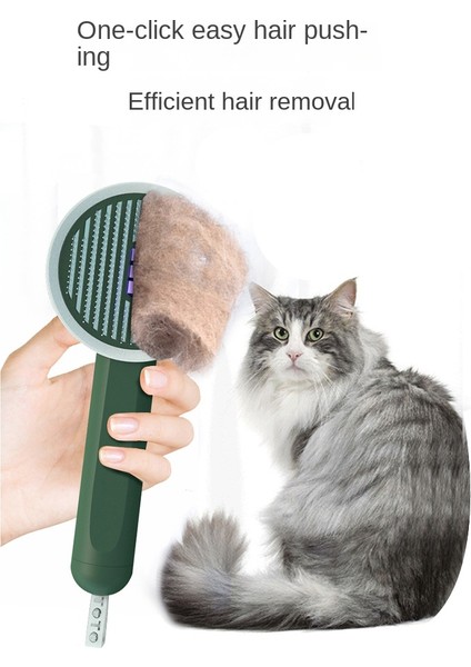 Pet Saç Çıkıcı Tarak Fırçası Uv Işık Evcil Hayvan Bakım Fırçası Yüzen Saç Masaj Köpekleri Tımar Evcil Hayvan Malzemeleri Yeşil (Yurt Dışından) modelleri
