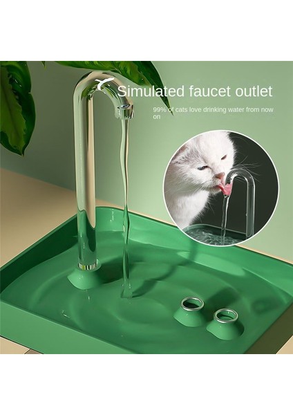 Su Çeşmesi Otomatik Filtre USB Elektrikli Sessiz Kediler Içen Kase Uzatma Filtreleme Filtreleme Pet Su Dispenser, C (Yurt Dışından) modelleri