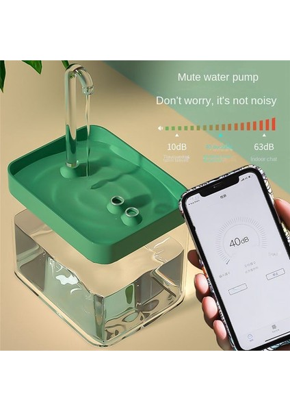 Su Çeşmesi Otomatik Filtre USB Elektrikli Sessiz Kediler Içen Kase Uzatma Filtreleme Filtreleme Pet Su Dispenser, C (Yurt Dışından) fırsatları