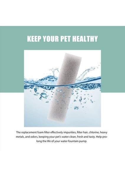 12 Paket Pet Su Çeşmesi Filtresi, Kedi Köpek Su Çeşmesi Yedek Filtreleri WF020 Su Çeşmesi (Yurt Dışından) modelleri