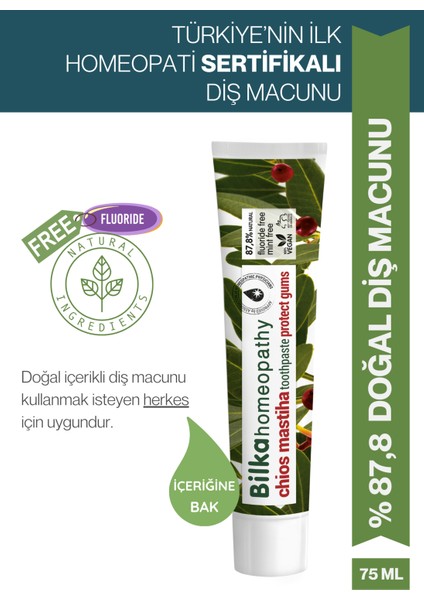 Homeopati Diş Macunu Mastika Sakızlı fırsatları