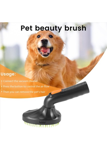 Pet Tımar Fırçası Gevşek Köpek Kaçağı Kedi Köpek Kürk Vakum Süpürge Nozul Temizleme Siyah + Yeşil (Yurt Dışından) indirimleri
