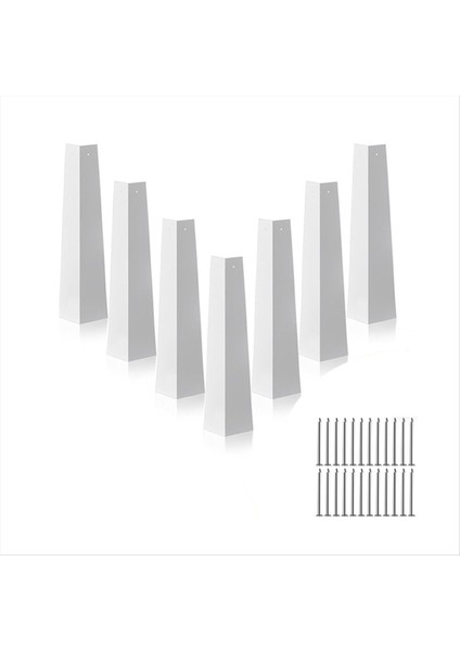 Alüminyum Dış Siding Köşesi Gümüş-Beyaz Siding Köşe Kapaklar Pürüzsüz Finiş Mobil Ev Evi Için Dahil 24 Çivi (Yurt Dışından)