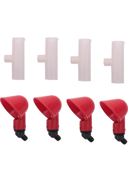 Tavuk Waterer Bardakları, Tavuk Waterer Besleyici Tee Fittings, Tavuk Ördekleri Için Otomatik Tavuk Waterer Quail 4pcs (Yurt Dışından) fiyatları
