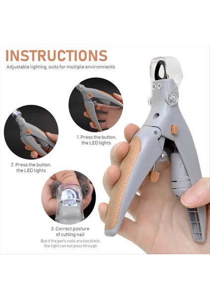 Köpek Tırnak Makası Klipsi Kesici Elektrikli LED Işık Kedi Köpek Ürünleri Köpek Aksesuarları Evcil Hayvanlar Malzemeleri Bir Şey (Yurt Dışından) modelleri