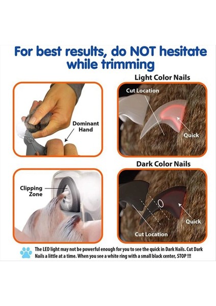 Köpek Tırnak Makası Klipsi Kesici Elektrikli LED Işık Kedi Köpek Ürünleri Köpek Aksesuarları Evcil Hayvanlar Malzemeleri Bir Şey (Yurt Dışından) indirimleri