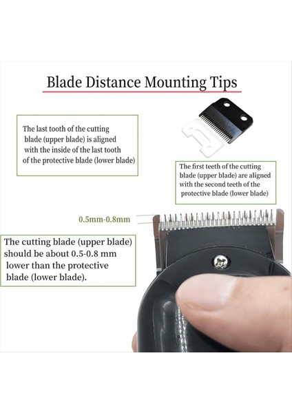 Wahl 8148 8504 Profesyonel Ayarlanabilir Clippers Bıçakları Hassasiyet 2 Delikler Ayarlanabilir Saç Clipper Parçaları Bıçak C (Yurt Dışından) modelleri
