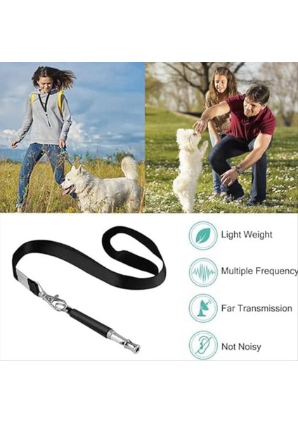 Köpek Düdüğü, Ayarlanabilir Ultrasonik Köpek Düdüğü Köpekler Için Havlamayı Durdurmak, Eğitim Eğitimini, Siyah Kordonla (Yurt Dışından) modelleri