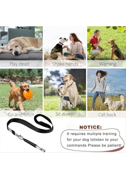 Köpek Düdüğü, Ayarlanabilir Ultrasonik Köpek Düdüğü Köpekler Için Havlamayı Durdurmak, Eğitim Eğitimini, Siyah Kordonla (Yurt Dışından) fırsatları
