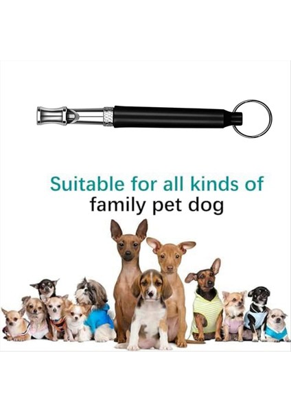 Köpek Düdüğü, Ayarlanabilir Ultrasonik Köpek Düdüğü Köpekler Için Havlamayı Durdurmak, Eğitim Eğitimini, Siyah Kordonla (Yurt Dışından) indirimleri
