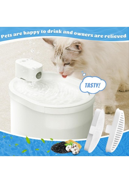 6pcs Kedi Su Çeşmesi Filtreleri Uahpet Su Çeşmesi 67OZ/2L Kedi Su Çeşmesi Kedi Çeşmesi Değiştirme Filtre (Yurt Dışından) fırsatları