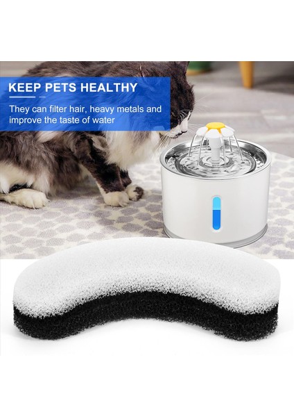 8pcs Pet Su Çeşmesi Filtreleri Kedi Su Çeşmesi Sünger Filtre Değiştirme WF050 Kedi Çeşmesi (Yurt Dışından) indirimleri