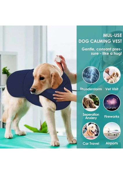 Köpek Kaygısı Yeleği, Büyük Köpek Sakinleştirici Ceket Için Gök Gürültüsü Ceket, Köpek Kaygısı Ceketi, Gürültü Için Köpek Kaputu L (Yurt Dışından) fiyatları