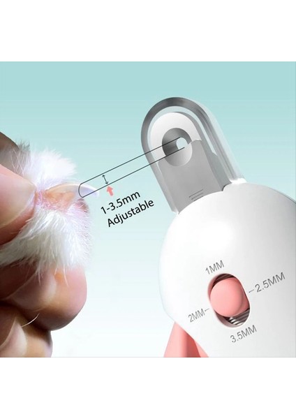 Dosya Paslanmaz Çelik Taşınabilir Dosyalı Kedi Tırnak Clippers Doğru Kan Hattı Konumlandırma Ayarlanabilir Delik Petaccessories, B (Yurt Dışından) modelleri