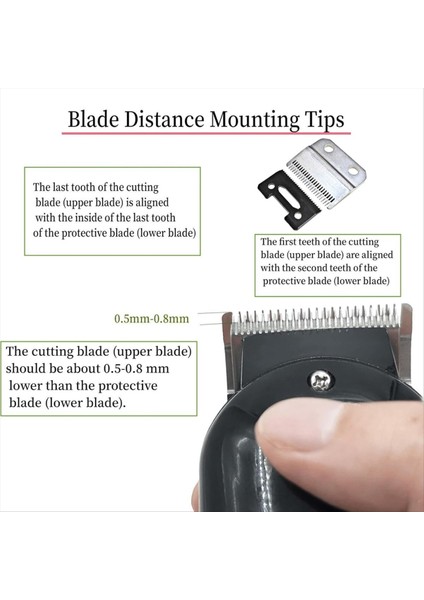 Wahl Için Profesyonel Ayarlanabilir Clippers Bıçakları 8148 8504 Hassasiyet 2 Delikler Ayarlanabilir Saç Clipper Parçaları Bıçak C (Yurt Dışından) fiyatları