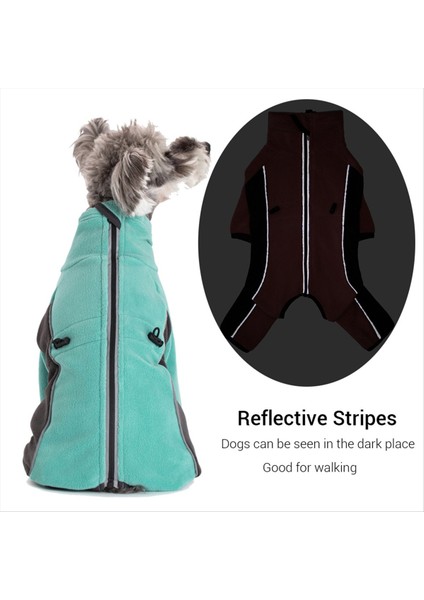 Kış Köpek Tulum Kalamlı Polar Sıcak Köpek Tulumları Küçük Köpekler Için Yansıtıcı Rüzgar Geçirmez Köpek Giysileri Ayarlanabilir Xs (Yurt Dışından) modelleri