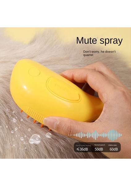 Pet Sprey Masaj Tarağı, Tımar Kedileri ve Köpekler Için Fırça, Elektrikli Saç Temizleme Leri Için Tarak, Muz (Yurt Dışından) fırsatları