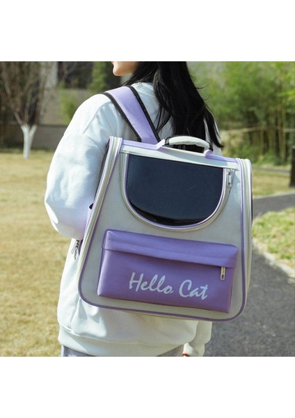 Kedi Çantası Büyük Kapasiteli Evcil Hayvan Malzemeleri, Portatif Uzay Çantası, Güneş Geçirmez Nefes Alabilen Evcil Hayvan Çantası Gök Mavisi (Yurt Dışından) fiyatları