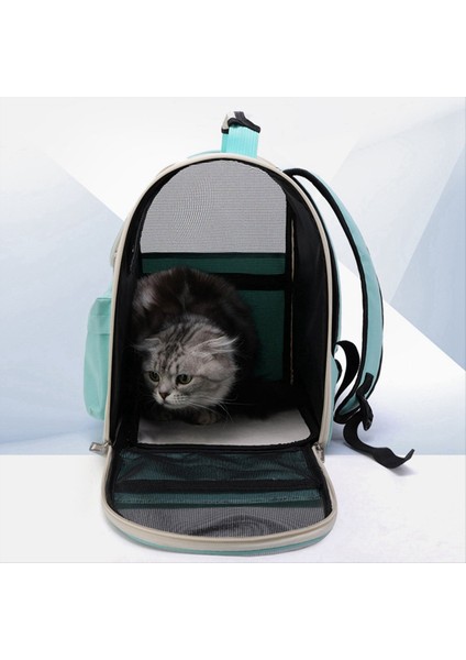 Kedi Çantası Büyük Kapasiteli Evcil Hayvan Malzemeleri, Portatif Uzay Çantası, Güneş Geçirmez Nefes Alabilen Evcil Hayvan Çantası Gök Mavisi (Yurt Dışından) fırsatları