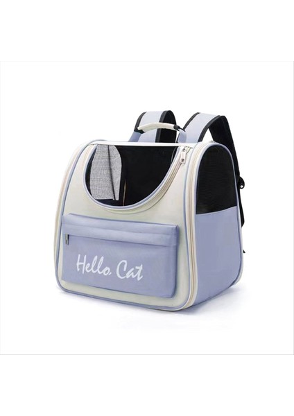 Kedi Çantası Büyük Kapasiteli Evcil Hayvan Malzemeleri, Portatif Uzay Çantası, Güneş Geçirmez Nefes Alabilen Evcil Hayvan Çantası Gök Mavisi (Yurt Dışından) indirimleri
