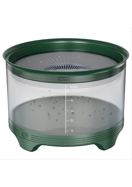 5.5l Köpek Su Kasesi, Büyük Kapasite Köpekler Için Dökülme Su Kasesi Yok, Sıçrama Geçirmez Yavaş Su Besleyici C (Yurt Dışından)