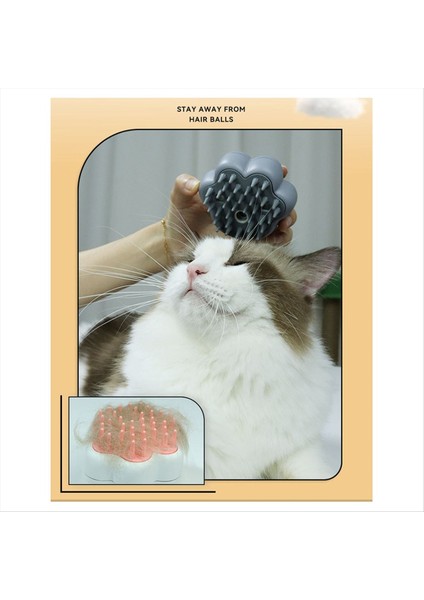 Kediler Buhar Fırçası Buharlı Köpek Fırçası Elektrik Sprey Kediler Masaj Için Saç Fırçaları Evcil Hayvan Tımarlama Külotu Epilasyon Combs, A (Yurt Dışından) fırsatları